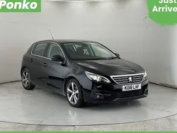 Black Used 2018 Peugeot 308 Allure Hatchback | £8,380 (Fair price)