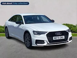 White Used 2020 Audi A6 Black Edition Sedan | £21,447 (Fair price)