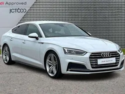 White Used 2019 Audi A5 Sportback S-Line Hatchback | £14,693 (Good price)