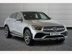 Silver Used 2023 Mercedes GLC220 AMG line Coupe | £45,995
