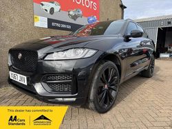 Black Used 2017 Jaguar F-Pace R-Sport SUV | £10,695 (Fair price)