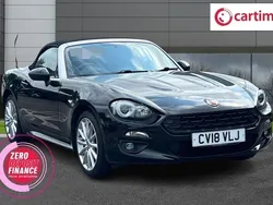 Black Used 2018 Fiat 124 Spider Lusso Cabriolet | £13,599 (Fair price)