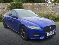 Blue Used 2017 Jaguar XF R-Sport Sedan | £8,974 (Fair price)
