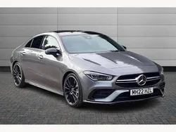 Grey Used 2022 Mercedes CLA35 AMG Premium Plus Coupe | £34,490 (Expensive)