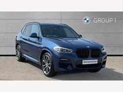 Blue Used 2021 BMW X3 M Sport SUV | £29,495 (Fair price)