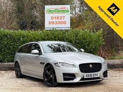 Silver Used 2018 Jaguar XF Sportbrake R-Sport Estate | £10,199 (Fair price)