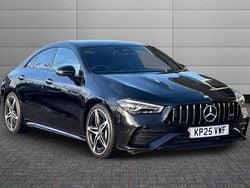 Cosmos black Used 2025 Mercedes CLA35 AMG Premium Sedan | £39,995 (A bit pricey)