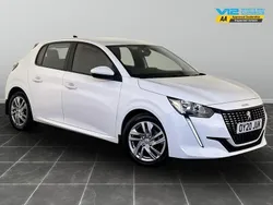 White Used 2020 Peugeot 208 Active Hatchback | £9,995 (Fair price)