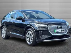 Black Used 2024 Audi Q4 Sportback e-tron Sport SUV | £34,895
