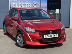 Red Used 2020 Peugeot e-208 Allure Hatchback | £9,495 (Fair price)