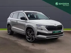Meteor grey Used 2024 Skoda Karoq SportLine SUV | £28,495 (Fair price)