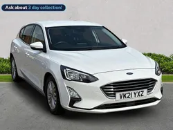 White Used 2021 Ford Focus Titanium Hatchback | £11,899 (Good price)