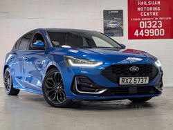 Chrome blue Used 2022 Ford Focus ST-Line Hatchback | £15,920 (A bit pricey)