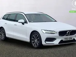 White Used 2021 Volvo V60 Momentum Estate | £18,399 (Fair price)
