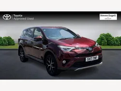 Red Used 2017 Toyota RAV4 Hybrid SUV | £15,479 (Fair price)