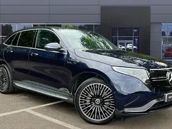 Blue Used 2020 Mercedes EQC400 AMG Line Premium Plus SUV | £26,177 (Expensive)