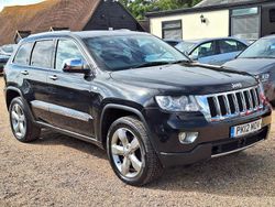 Black Used 2012 Jeep Grand Cherokee Overland SUV | £8,395