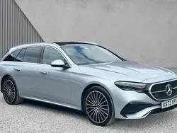 Metallic paintwork hightech silver Used 2023 Mercedes E300 AMG Line Premium Plus Estate | £59,359 (Super price)