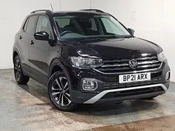 Black Used 2021 VW T-Cross United SUV | £17,998 (Fair price)