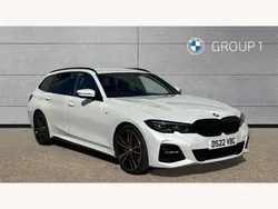 White Used 2022 BMW 320e M Sport Estate | £28,095 (Fair price)