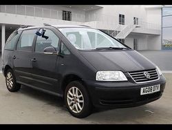 Black Used 2008 VW Sharan SE MPV | £2,499