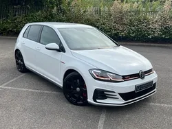 White Used 2018 VW Golf VII GTI Hatchback | £18,795 (Fair price)