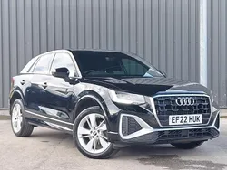 Black Used 2022 Audi Q2 S-Line SUV | £24,798 (A bit pricey)
