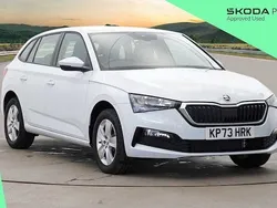 Moon white metallic Used 2023 Skoda Scala SE Hatchback | £16,000 (Fair price)