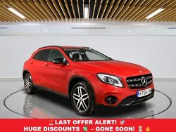 Red Used 2018 Mercedes GLA180 Urban SUV | £13,549 (Fair price)