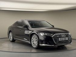 Myth black metallic/myth black metallic Used 2021 Audi A8 S-Line Sedan | £29,300 (Good price)