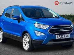 Blue Used 2022 Ford Ecosport Titanium SUV | £11,898 (Fair price)
