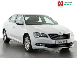 White Used 2017 Skoda Superb SE Hatchback | £8,995 (Good price)