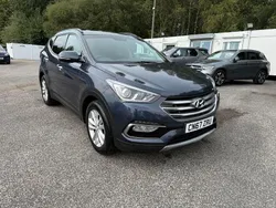 Blue Used 2017 Hyundai Santa Fe Premium SUV | £15,500 (A bit pricey)