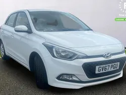 White Used 2017 Hyundai i20 SE Hatchback | £8,699 (Fair price)