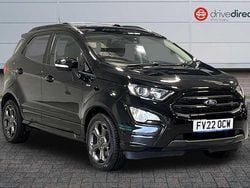 Black Used 2022 Ford Ecosport ST-Line SUV | £11,450 (Good price)