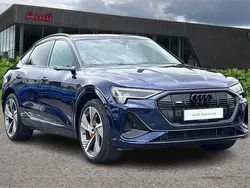 Blue Used 2022 Audi e-tron Sportback Advanced SUV | £34,768