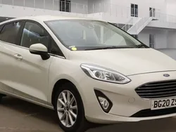 White Used 2020 Ford Fiesta Titanium Hatchback | £9,481 (Fair price)