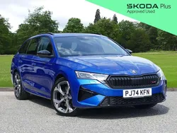 Blue Used 2025 Skoda Octavia vRS Estate | £33,275