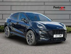 Black Used 2021 Ford Puma Gen-E ST-Line SUV | £15,295 (Fair price)