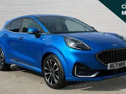 Blue Used 2021 Ford Puma ST-Line Hatchback | £17,106 (Fair price)