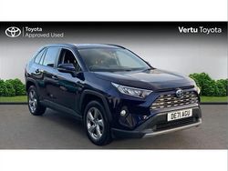 Blue Used 2021 Toyota RAV4 Hybrid Design SUV | £23,279 (Fair price)