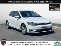 White Used 2019 VW Golf VII GT Hatchback | £9,970 (Fair price)
