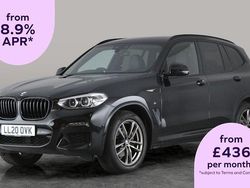 Black Used 2020 BMW X3 M Sport SUV | £27,348 (Good price)