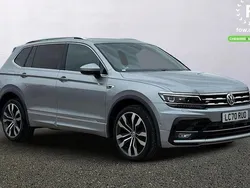 Silver Used 2020 VW Tiguan Allspace R-line SUV | £27,599 (A bit pricey)