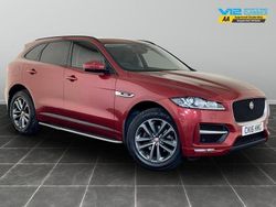 Red Used 2016 Jaguar F-Pace R-Sport SUV | £9,895 (Fair price)