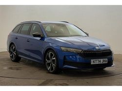 Race blue metallic Used 2025 Skoda Octavia SportLine Estate | £27,515 (Expensive)