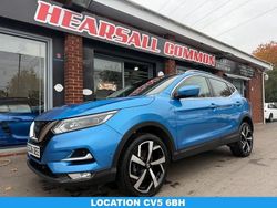 Blue Used 2017 Nissan Qashqai Tekna SUV | £7,500 (Fair price)
