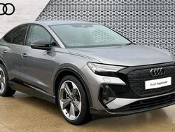 Grey Used 2024 Audi Q4 e-tron Black Edition SUV | £35,026 (Fair price)