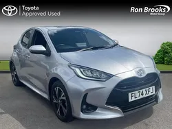 Silver Used 2024 Toyota Yaris Hybrid Design Hatchback | £19,947 (Fair price)