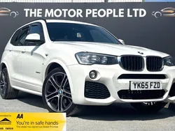 White Used 2015 BMW X3 M Sport SUV | £8,995 (Fair price)